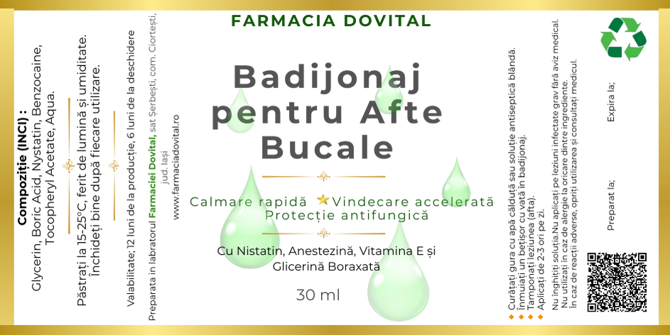 Badijonaj afte bucale