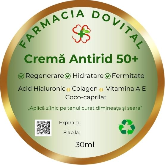 Cremă Dovital Antirid 50+,30 ml